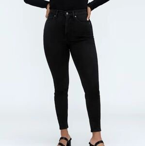 The Curvy Way-High Skinny Jean Black 30